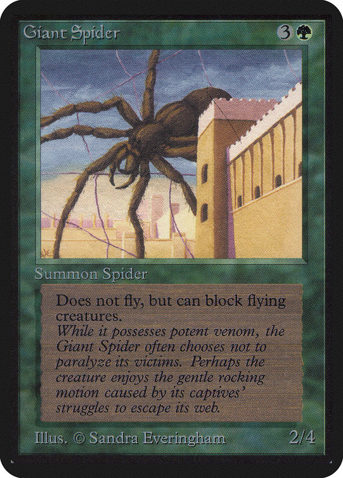 Giant Spider [Alpha Edition] | Black Swamp Games