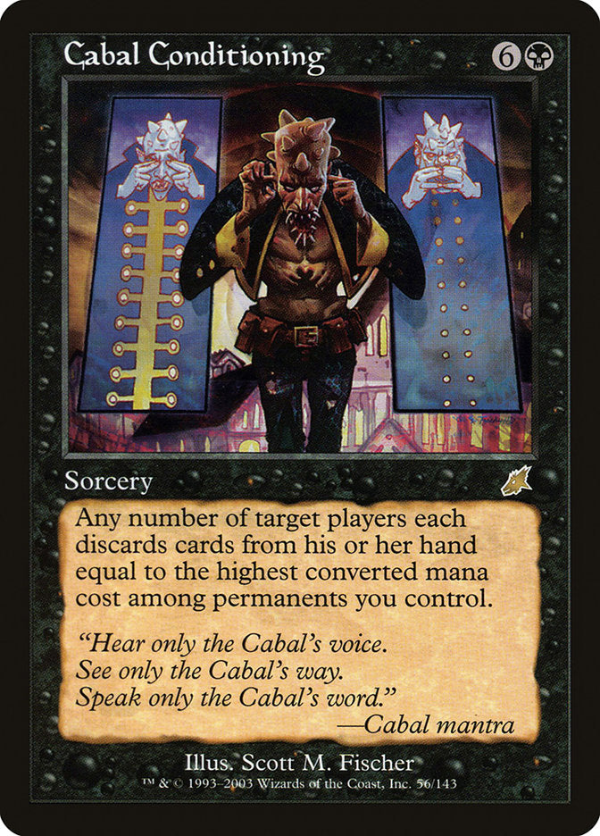 Cabal Conditioning [Scourge] | Black Swamp Games