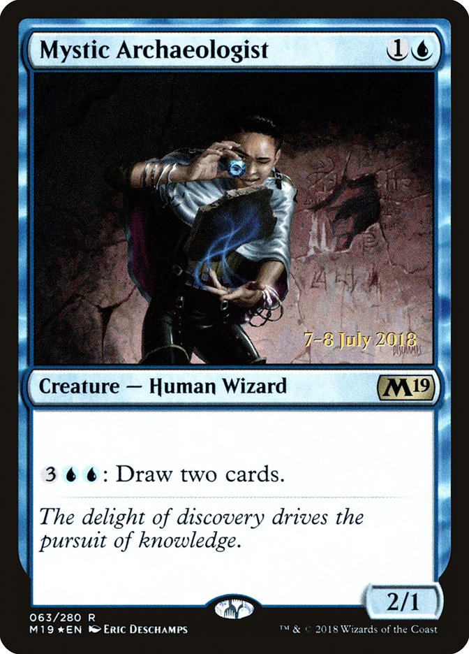 Mystic Archaeologist [Core Set 2019 Prerelease Promos] | Black Swamp Games