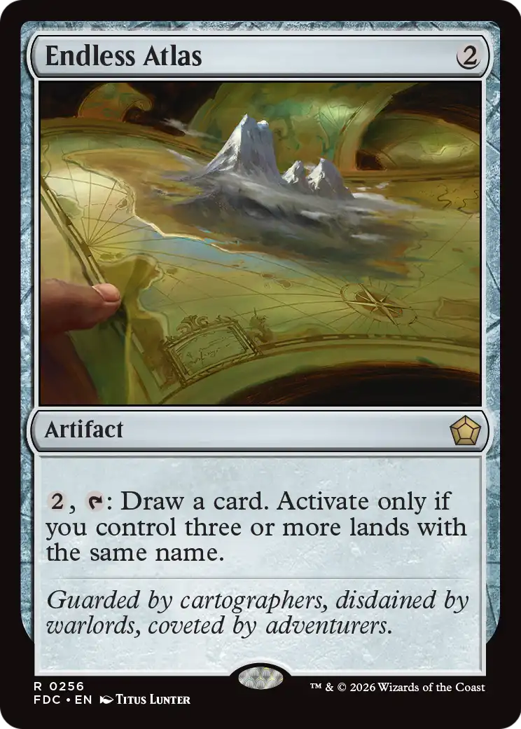 Endless Atlas [Foundations Commander] | Black Swamp Games