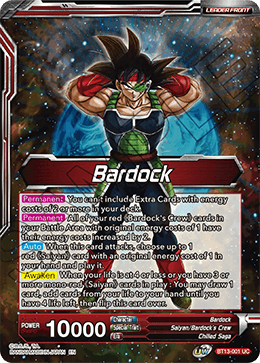 Bardock // SS Bardock, the Legend Awakened (Uncommon) (BT13-001) [Supreme Rivalry] | Black Swamp Games