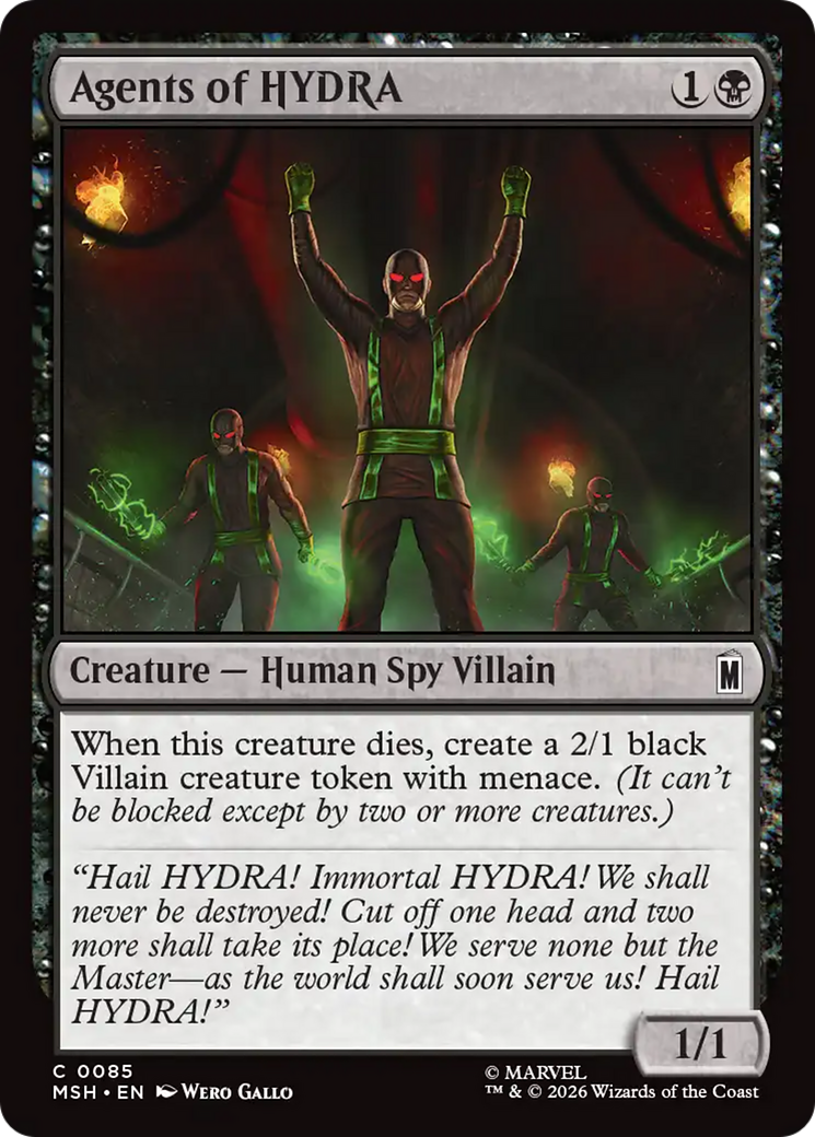 Agents of HYDRA [Marvel Super Heroes] | Black Swamp Games