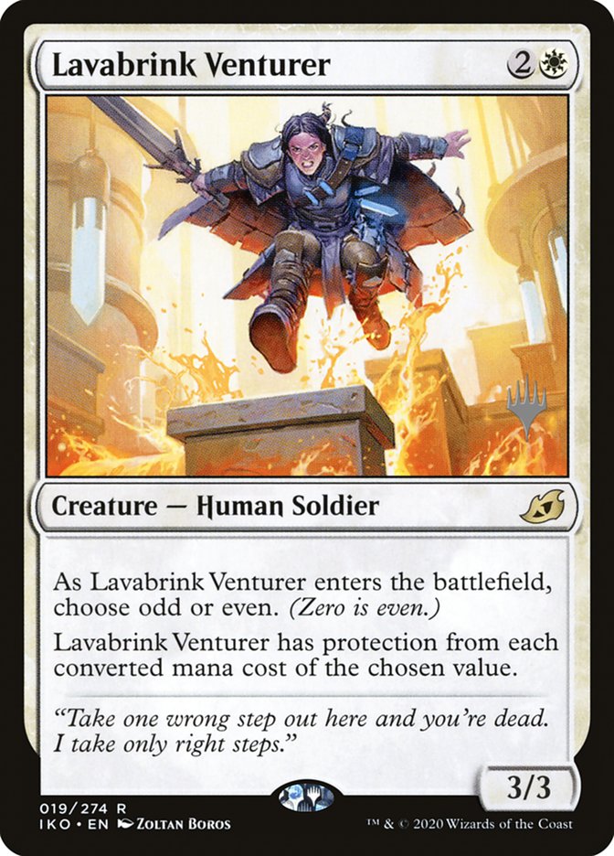Lavabrink Venturer (Promo Pack) [Ikoria: Lair of Behemoths Promos] | Black Swamp Games