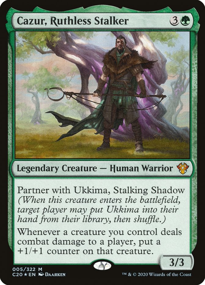 Cazur, Ruthless Stalker [Commander 2020] | Black Swamp Games