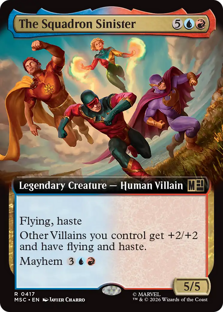 The Squadron Sinister (Extended Art) [Marvel Super Heroes Commander] | Black Swamp Games