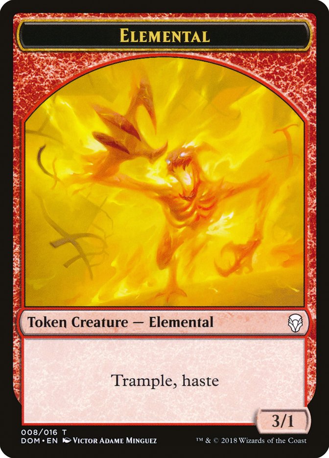 Elemental Token [Dominaria Tokens] | Black Swamp Games