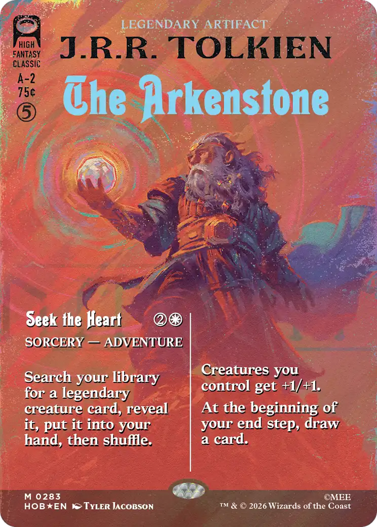The Arkenstone (Borderless) (Surge Foil) [The Hobbit] | Black Swamp Games
