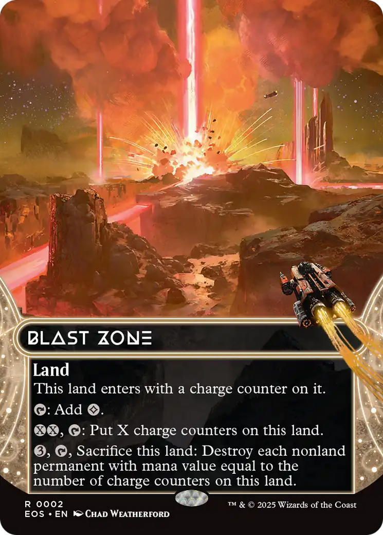 Blast Zone (0002) (Borderless) [Edge of Eternities: Stellar Sights] | Black Swamp Games