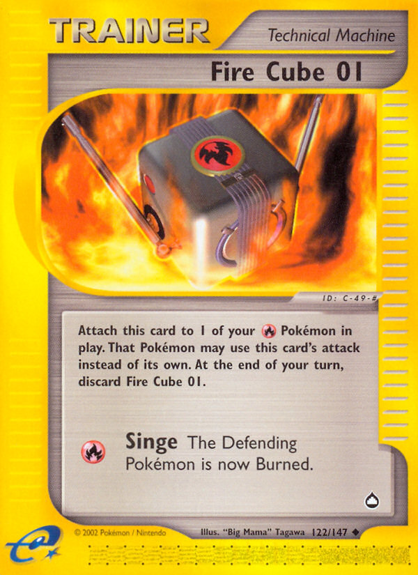 Fire Cube 01 (122/147) [Aquapolis] | Black Swamp Games