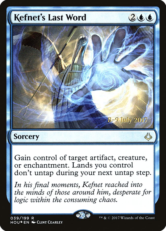 Kefnet's Last Word [Hour of Devastation Prerelease Promos] | Black Swamp Games