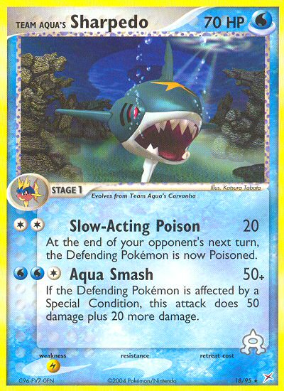 Team Aqua's Sharpedo (18/95) [EX: Team Magma vs Team Aqua] | Black Swamp Games