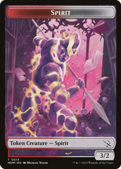 Treasure (21) // Spirit (13) Double-Sided Token [March of the Machine Tokens] | Black Swamp Games