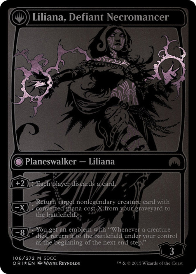 Liliana, Heretical Healer // Liliana, Defiant Necromancer [San Diego Comic-Con 2015] | Black Swamp Games
