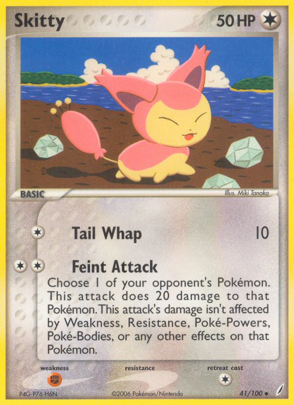 Skitty (41/100) [EX: Crystal Guardians] | Black Swamp Games