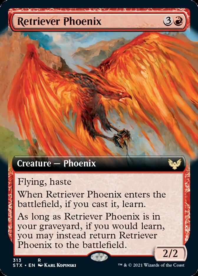 Retriever Phoenix (Extended Art) [Strixhaven: School of Mages] | Black Swamp Games