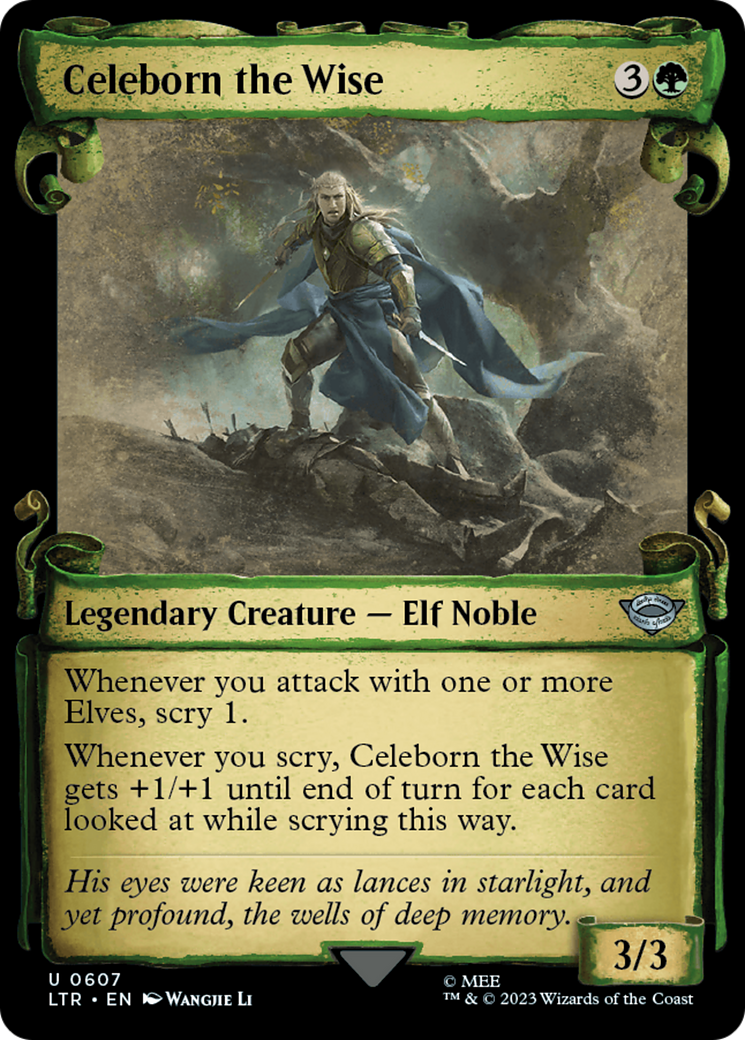 Celeborn the Wise [The Lord of the Rings: Tales of Middle-Earth Showcase Scrolls] | Black Swamp Games