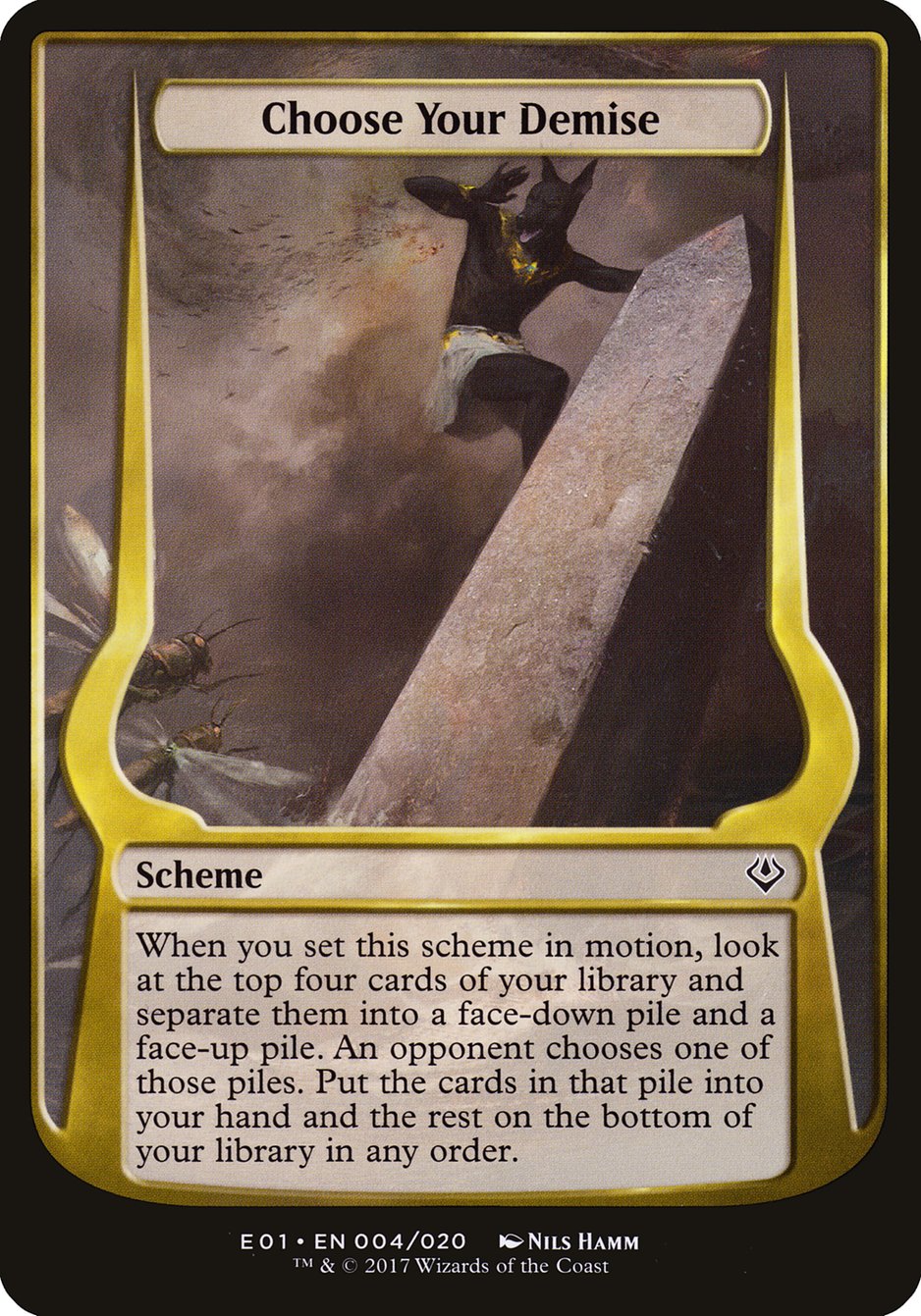 Choose Your Demise (Schemes) [Archenemy: Nicol Bolas Schemes] | Black Swamp Games