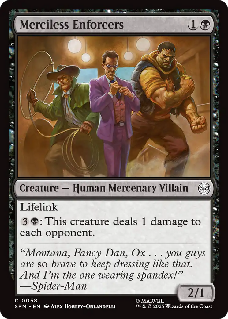 Merciless Enforcers [Marvel's Spider-Man] | Black Swamp Games