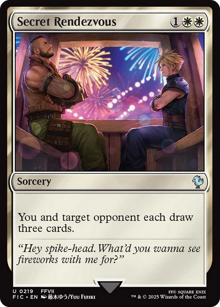 Secret Rendezvous (0219) [FINAL FANTASY Commander] | Black Swamp Games