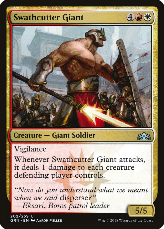 Swathcutter Giant [Guilds of Ravnica] | Black Swamp Games