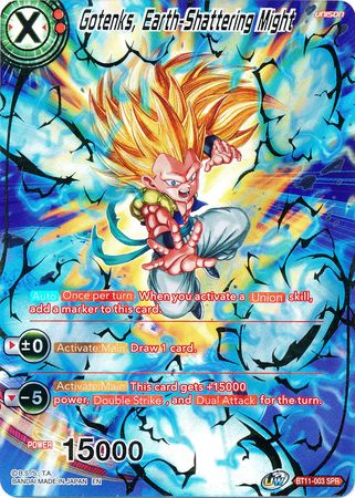 Gotenks, Earth-Shattering Might (SPR) (BT11-003) [Vermilion Bloodline] | Black Swamp Games