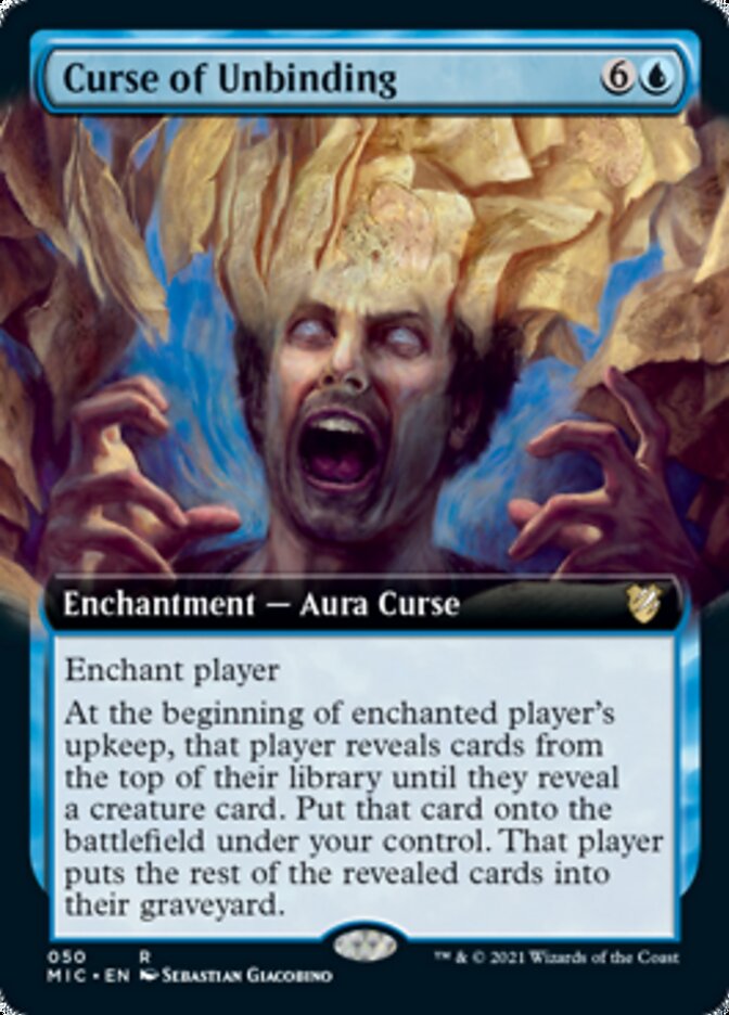 Curse of Unbinding (Extended Art) [Innistrad: Midnight Hunt Commander] | Black Swamp Games