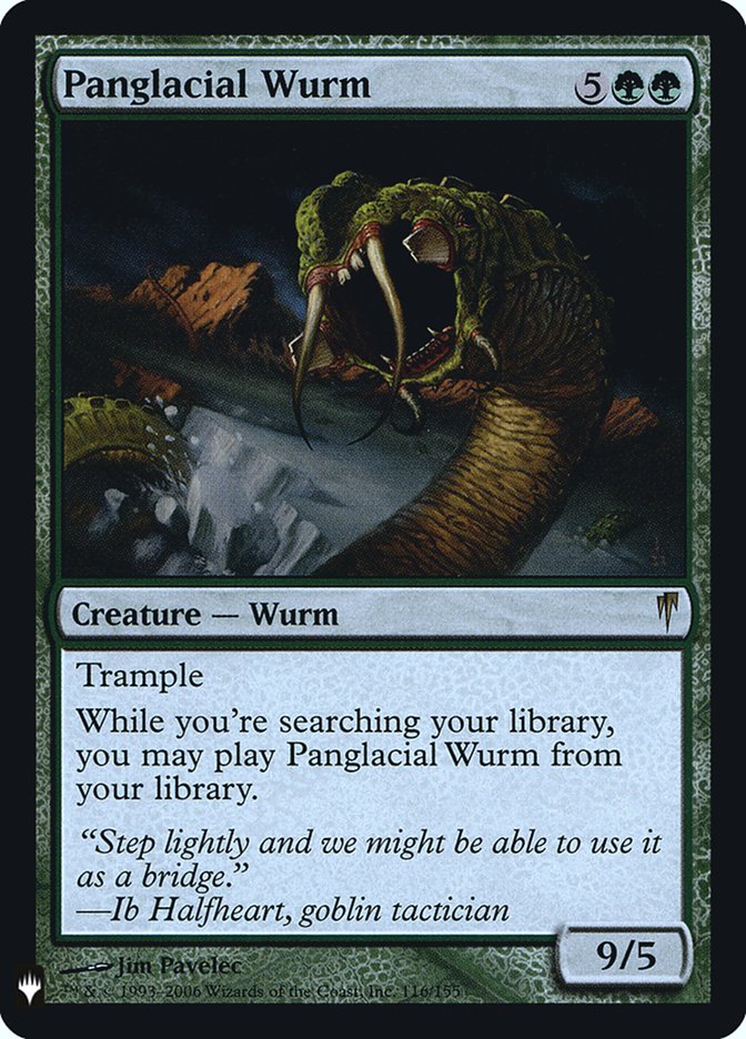 Panglacial Wurm [Mystery Booster] | Black Swamp Games