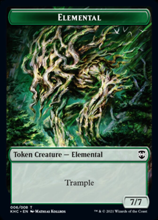 Elemental Token [Kaldheim Commander Tokens] | Black Swamp Games