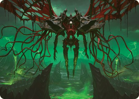 Archfiend of the Dross Art Card [Phyrexia: All Will Be One Art Series] | Black Swamp Games