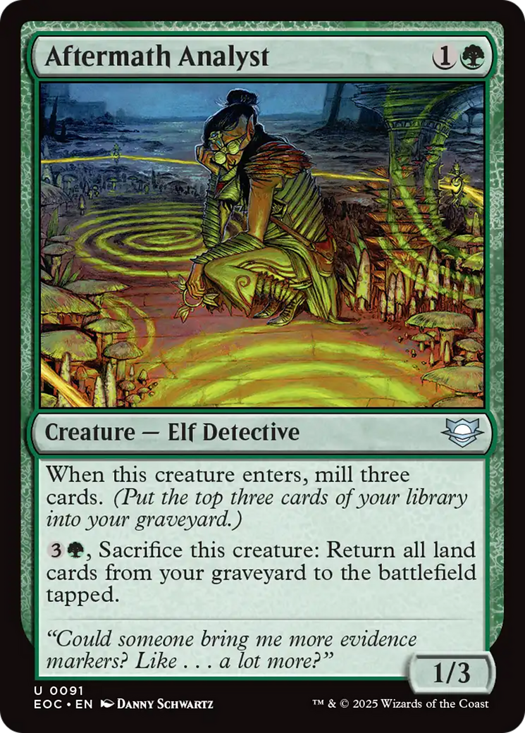 Aftermath Analyst [Edge of Eternities Commander] | Black Swamp Games