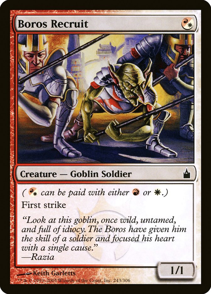 Boros Recruit [Ravnica: City of Guilds] | Black Swamp Games