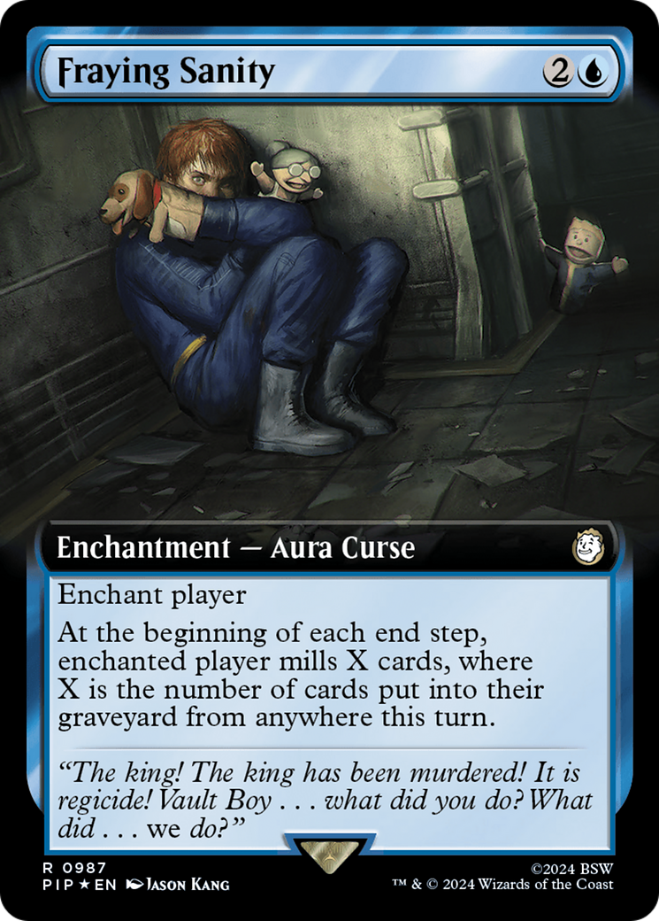 Fraying Sanity (Extended Art) (Surge Foil) [Fallout] | Black Swamp Games