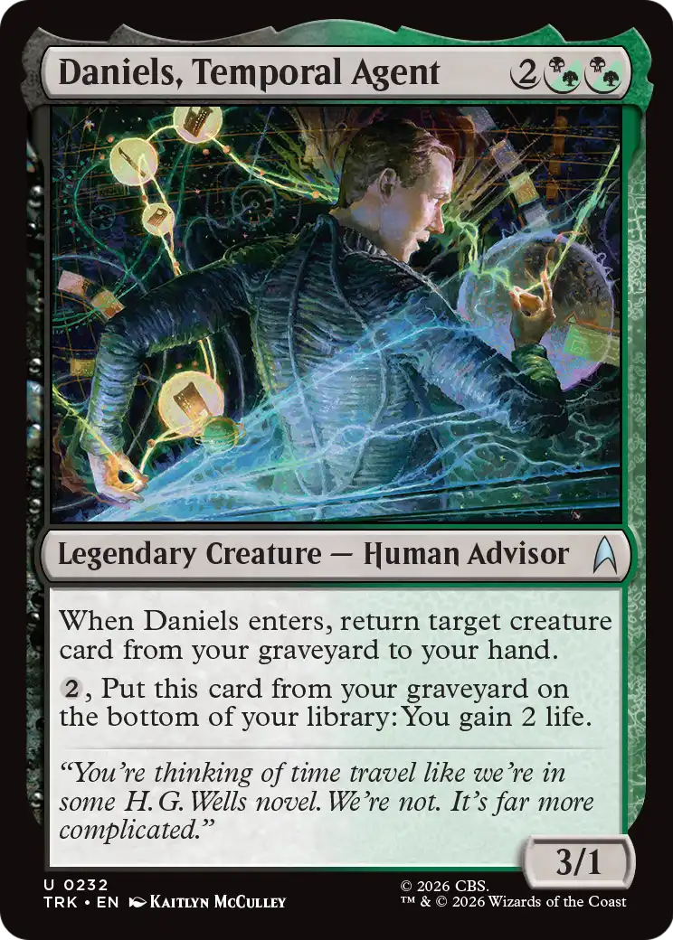 Daniels, Temporal Agent [Star Trek] | Black Swamp Games