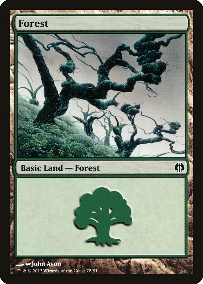 Forest (78) [Duel Decks: Heroes vs. Monsters] | Black Swamp Games