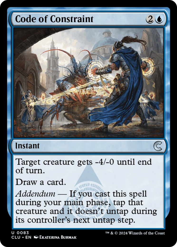 Code of Constraint [Ravnica: Clue Edition] | Black Swamp Games