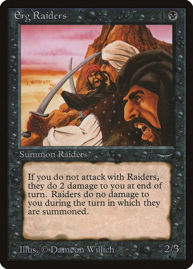 Erg Raiders (Dark Mana Cost) [Arabian Nights] | Black Swamp Games