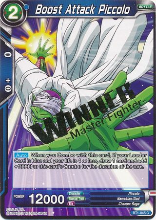 Boost Attack Piccolo (Winner Stamped) (BT1-045) [Tournament Promotion Cards] | Black Swamp Games