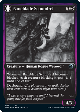 Baneblade Scoundrel // Baneclaw Marauder [Innistrad: Double Feature] | Black Swamp Games