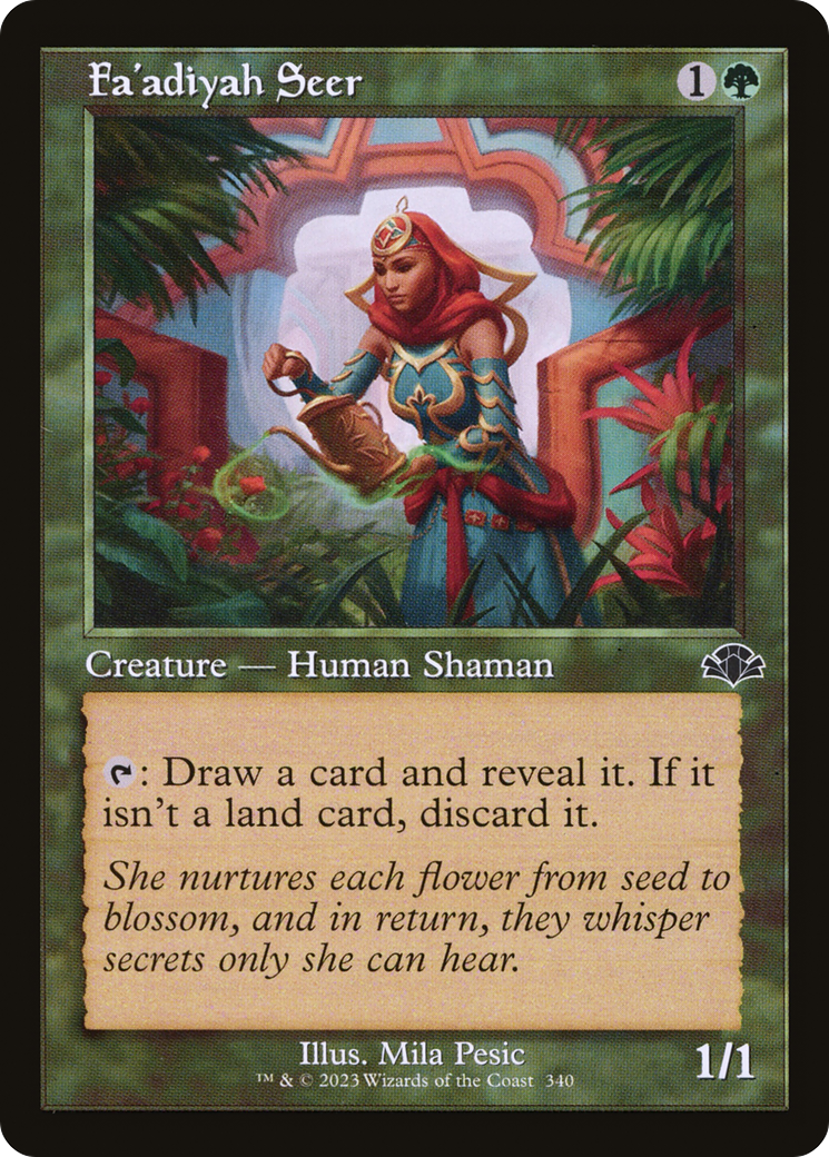 Fa'adiyah Seer (Retro) [Dominaria Remastered] | Black Swamp Games