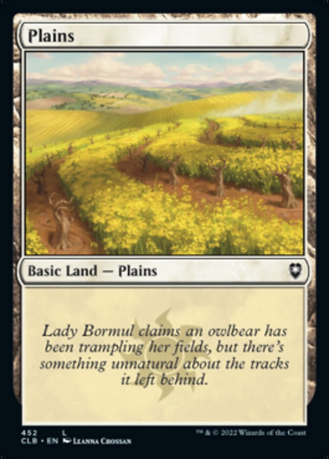 Plains (452) [Commander Legends: Battle for Baldur's Gate] | Black Swamp Games