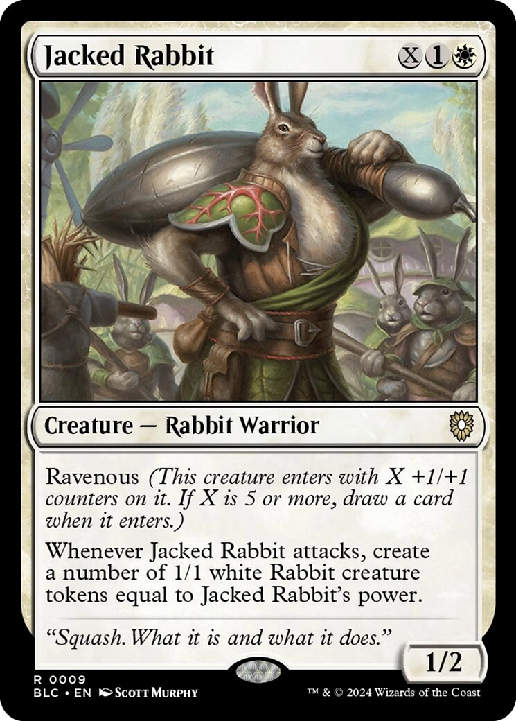 Jacked Rabbit [Bloomburrow Commander] | Black Swamp Games