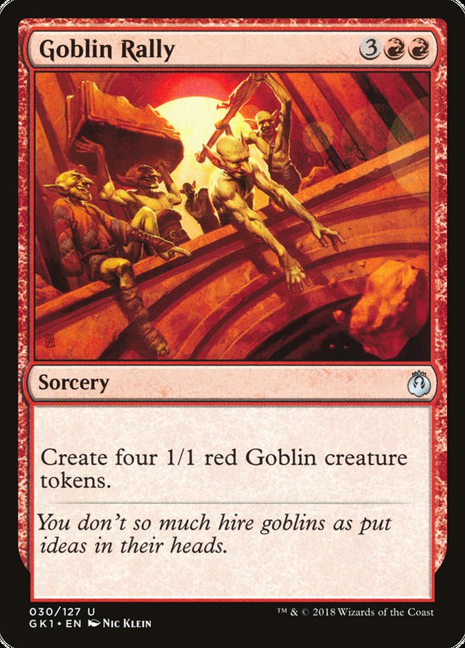 Goblin Rally [Guilds of Ravnica Guild Kit] | Black Swamp Games