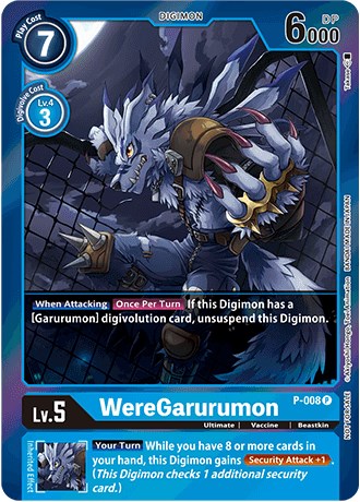 WereGarurumon [P-008] (Gift Box 2022) [Promotional Cards] | Black Swamp Games