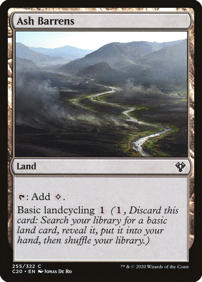 Ash Barrens [Commander 2020] | Black Swamp Games