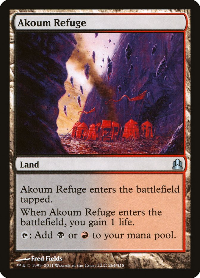 Akoum Refuge [Commander 2011] | Black Swamp Games