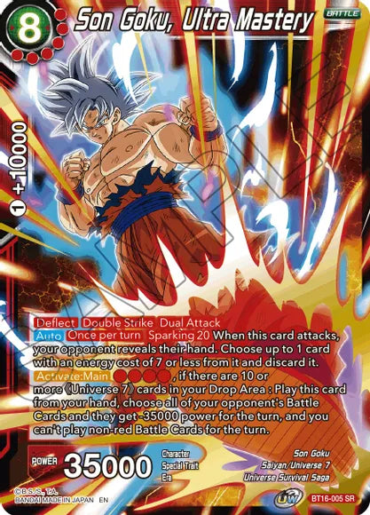 Son Goku, Ultra Mastery (BT16-005) [Realm of the Gods] | Black Swamp Games