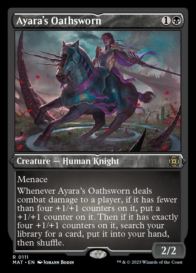 Ayara's Oathsworn (Foil Etched) [March of the Machine: The Aftermath] | Black Swamp Games