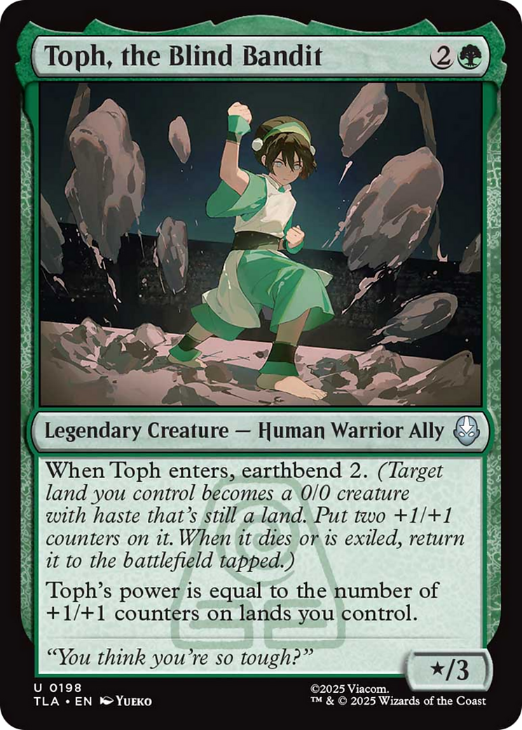 Toph, the Blind Bandit [Avatar: The Last Airbender] | Black Swamp Games