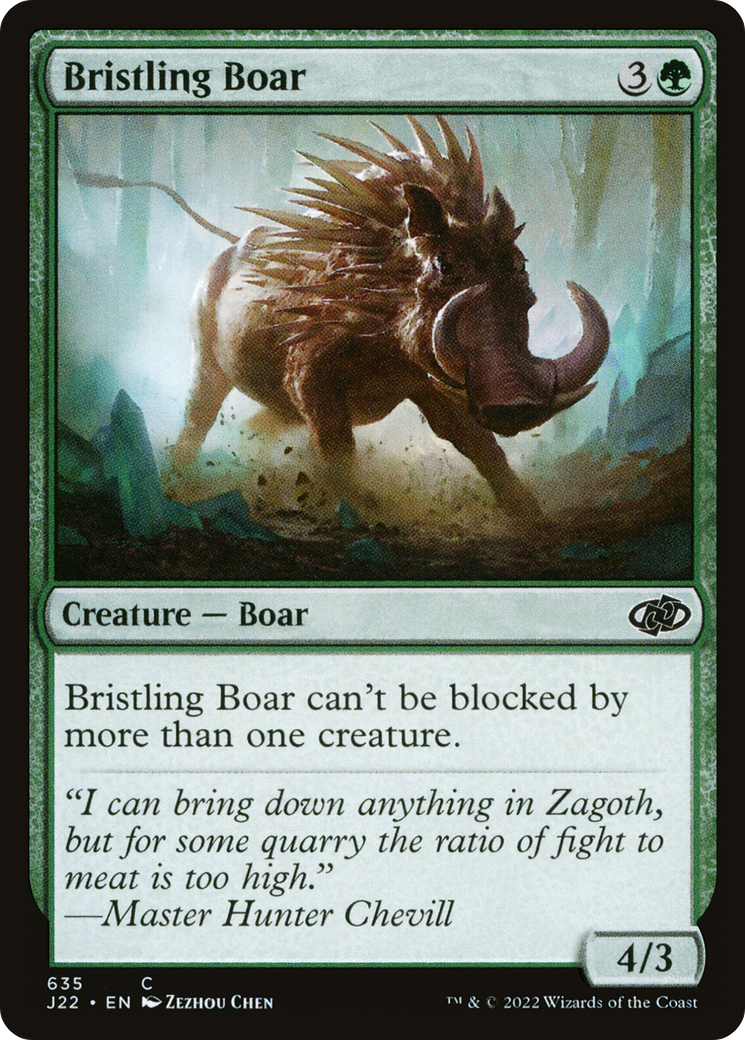 Bristling Boar [Jumpstart 2022] | Black Swamp Games