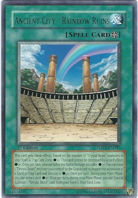 Ancient City - Rainbow Ruins [FOTB-EN045] Rare | Black Swamp Games